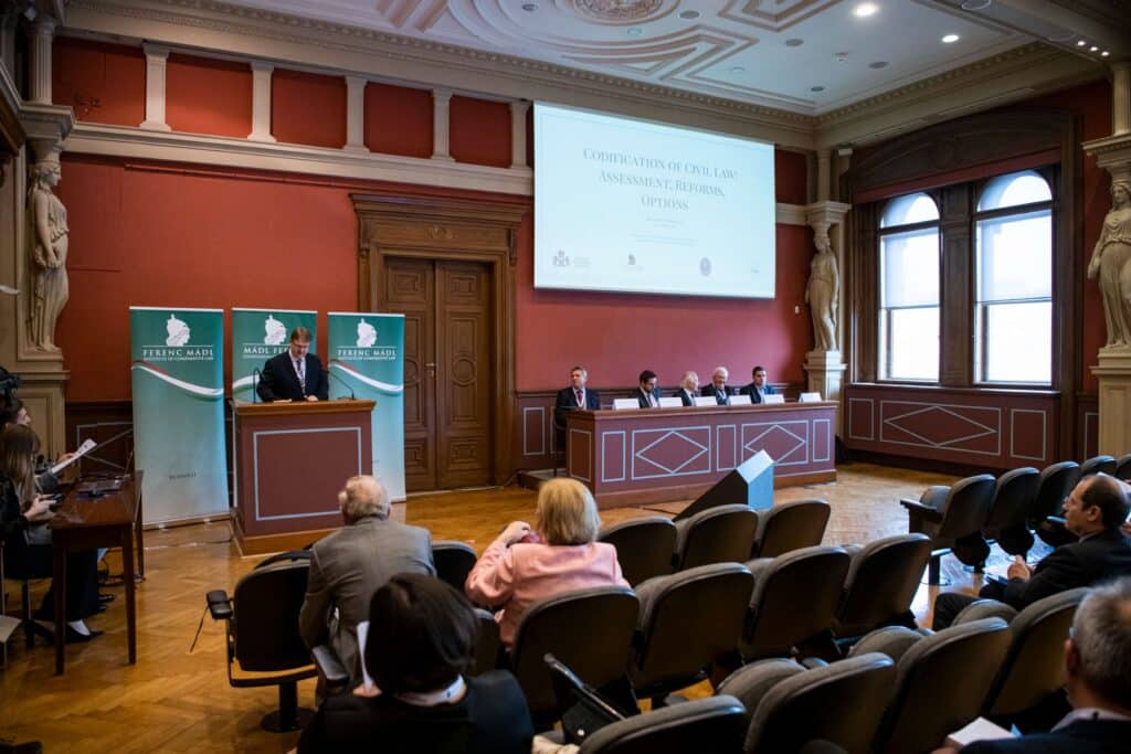 Audience in a conference hall