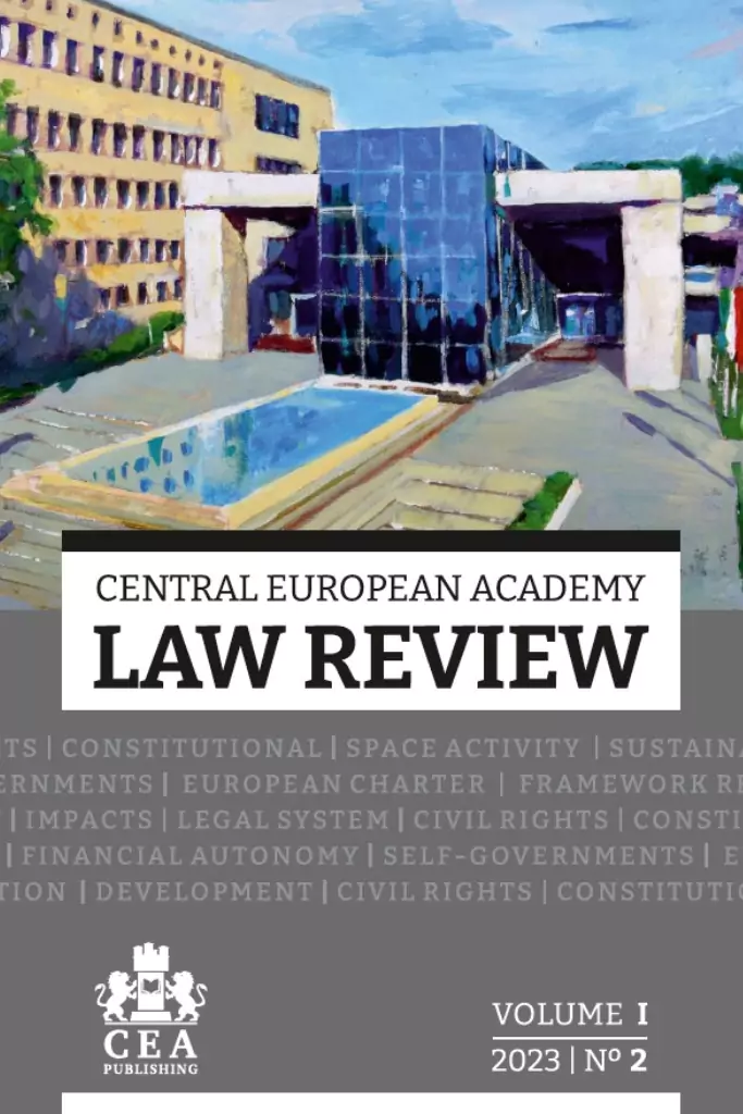 Central European Academy LAW REVIEW