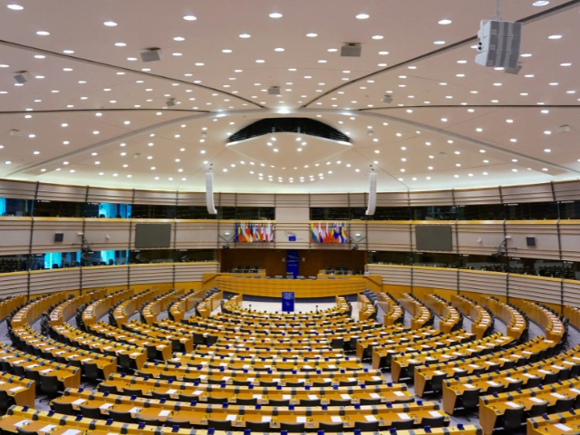 European Parliament plenary chamber