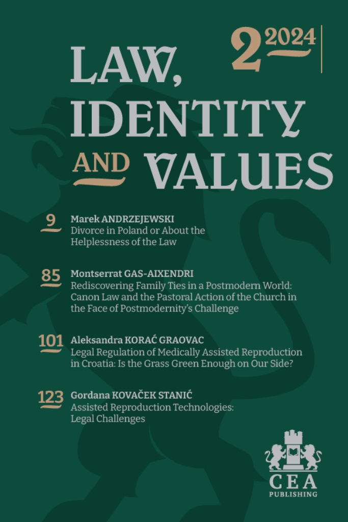 Law, Identity and Values folyóirat borítója